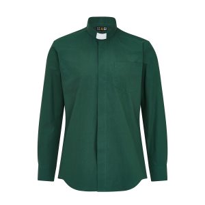 Organic Cotton Men's Green Clerical Shirt