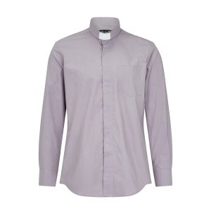 Organic Cotton Men's Grey Clerical Shirt